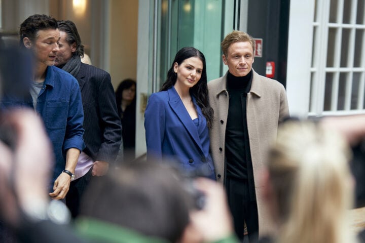Ruby O. Fee und Matthias Schweighöfer beim FFF Empfang in Berlin (c) Bayerische Staatskanzlei – Henning Schacht