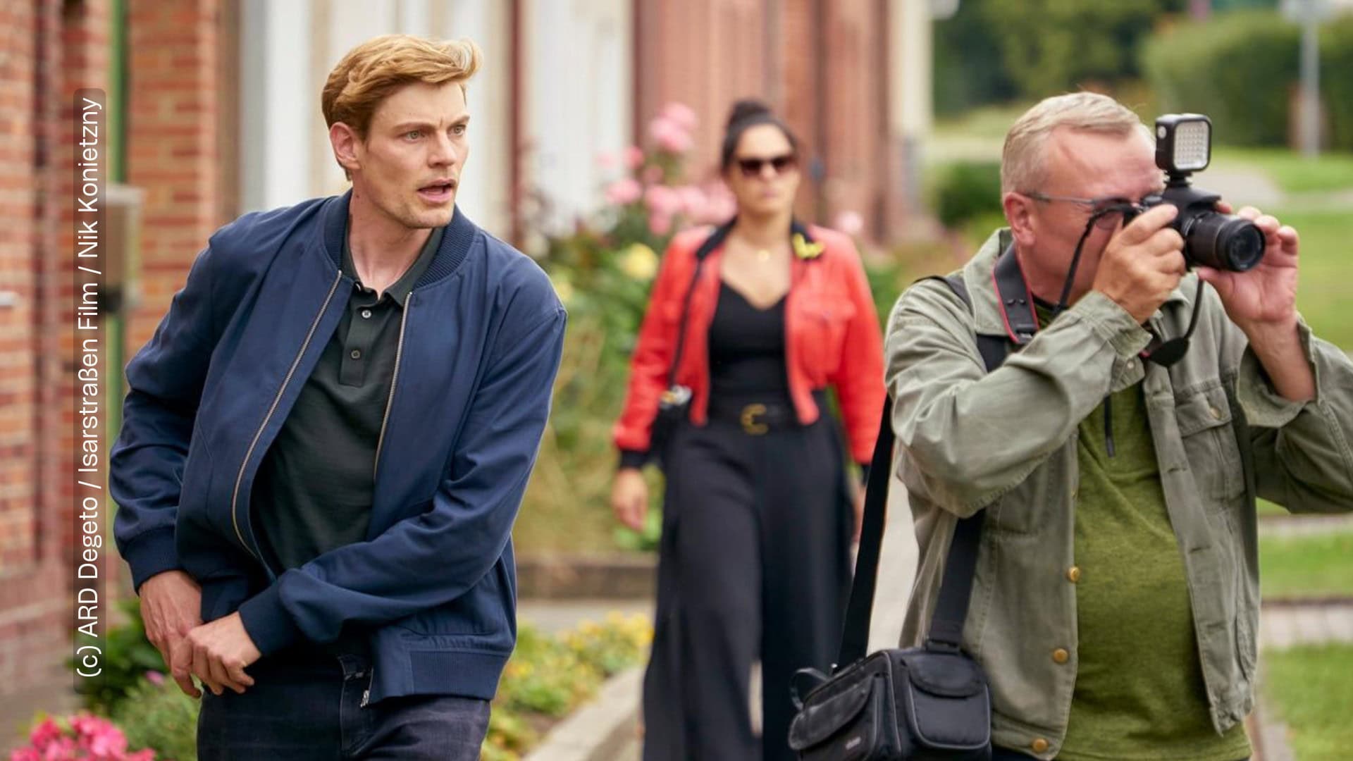 „Wo wir sind, ist oben" in der ARD Mediathek (c) ARD Degeto / Isarstraßen Film / Nik Konietzny.