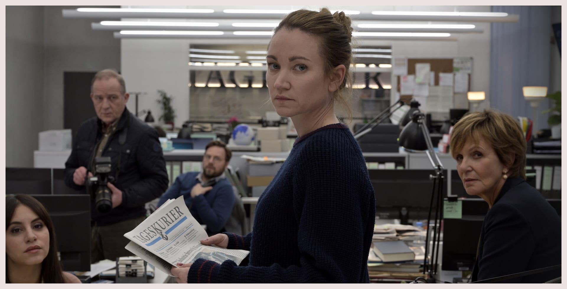 Lisa Maria Potthoff als Journalistin Maren Gehrke in „Gefährliche Wahrheit“ (c) ZDF Christiane Pausch