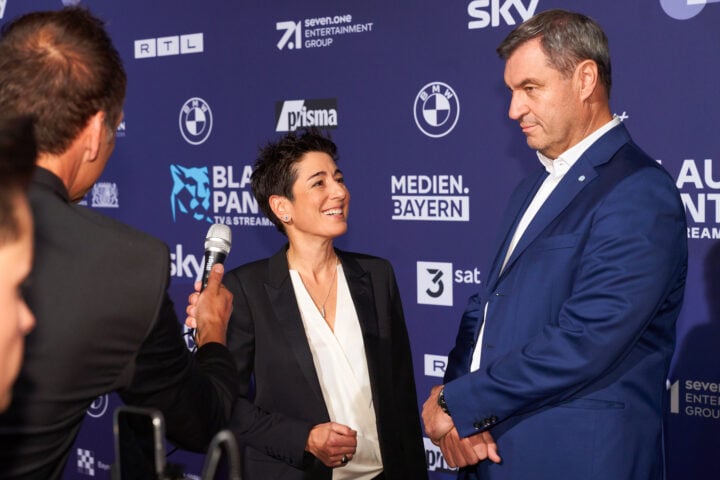 , Blauer Panther - TV & Streaming Award 2023, BMW Welt, München, 25. Oktober 2023, Foto: Jens Hartmann für Medien.Bayern GmbH