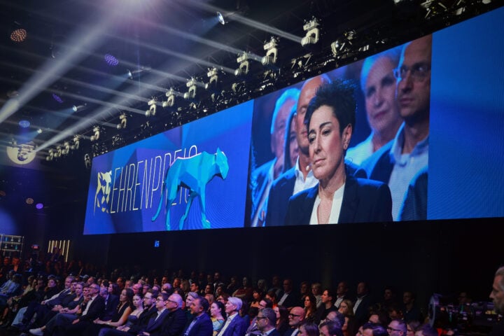 MUC/ München 25.10.2023 München: Preisverleihung Blauer Panther - Fernsehpreis BMW World © Johannes Simon