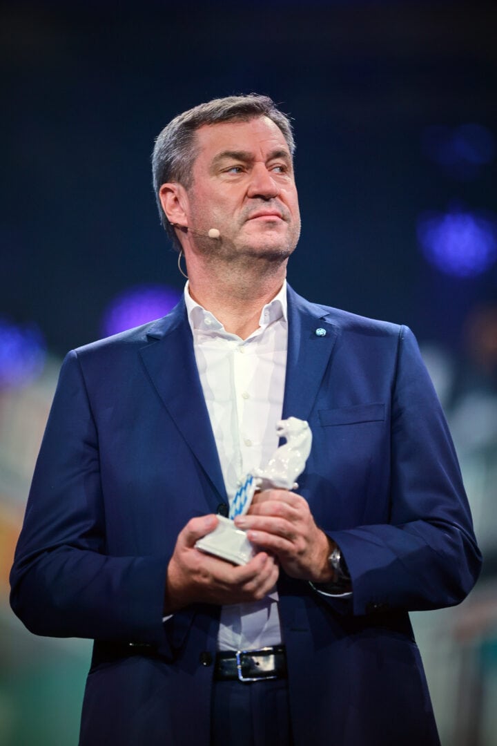 MUC/ München 25.10.2023 München: Preisverleihung Blauer Panther - Fernsehpreis BMW World © Johannes Simon