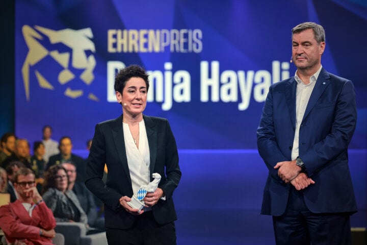 MUC/ München 25.10.2023 München: Preisverleihung Blauer Panther - Fernsehpreis BMW World © Johannes Simon