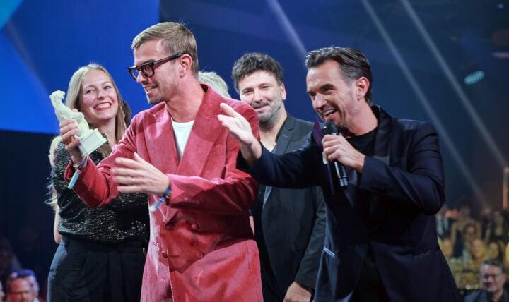 MUC/ München 25.10.2023 München: Preisverleihung Blauer Panther - Fernsehpreis BMW World © Johannes Simon