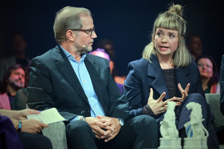 MUC/ München 25.10.2023 München: Preisverleihung Blauer Panther - Fernsehpreis BMW World © Johannes Simon