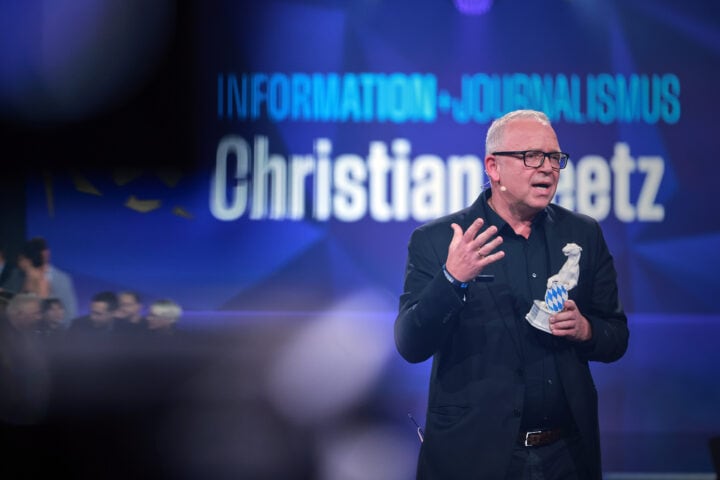 MUC/ München 25.10.2023 München: Preisverleihung Blauer Panther - Fernsehpreis BMW World © Johannes Simon