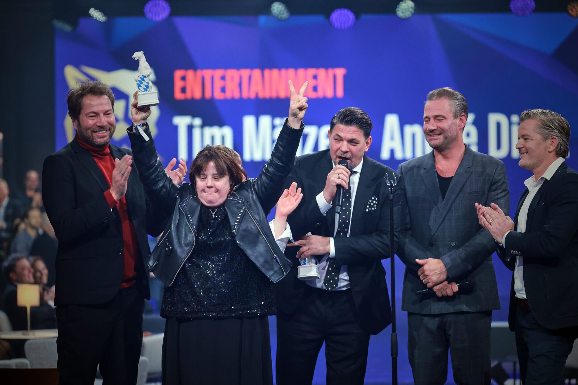 MUC/ München 25.10.2023 München: Preisverleihung Blauer Panther - Fernsehpreis BMW World © Johannes Simon