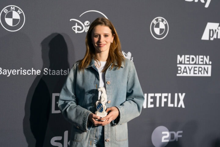 Katharina Stark Preisträgerin Kategorie Fiktion (c)MedienBayern-JensHartmann